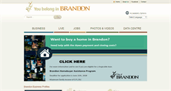 Desktop Screenshot of economicdevelopmentbrandon.com